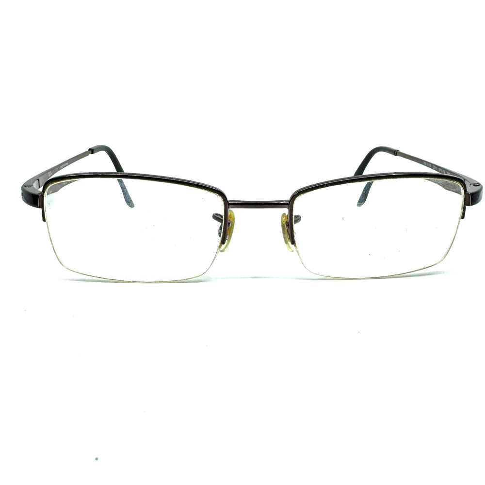 Ray Ban RB6178 2511 Brown Rectangle Eyeglasses Frame 51/19 140 H12093‎